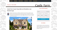 Desktop Screenshot of castlefarm-guesthouse.co.uk