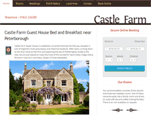Tablet Screenshot of castlefarm-guesthouse.co.uk
